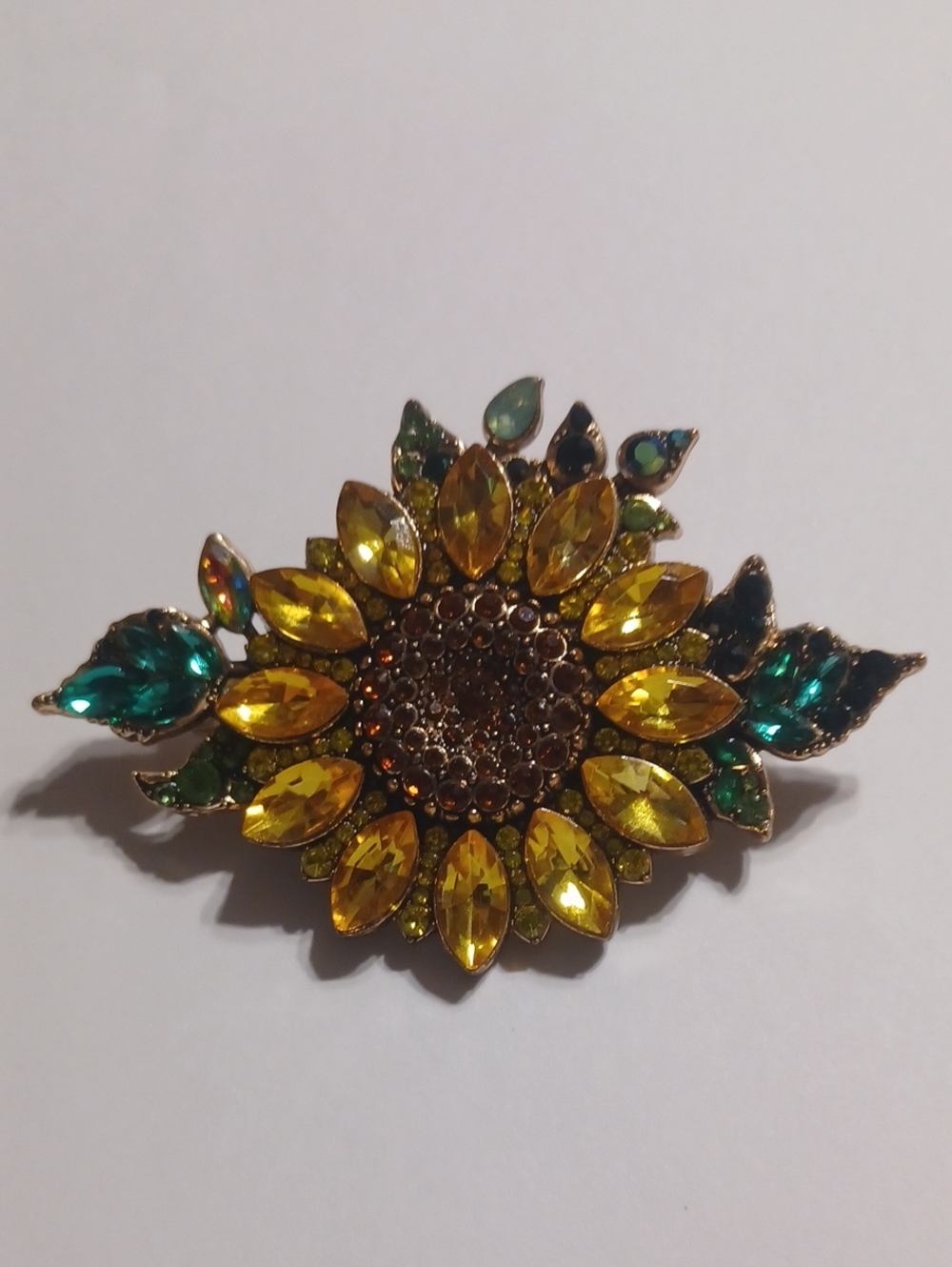 Sunflower Hair Clip Handmade